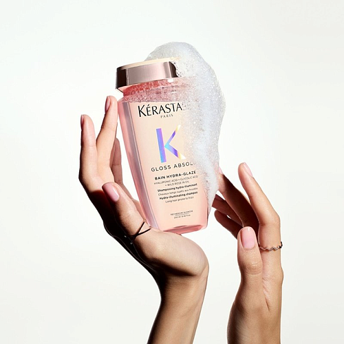 Увлажняющий шампунь для сияния волос - Kerastase Gloss Absolu Bain Hydra-Glaze Shampoo 